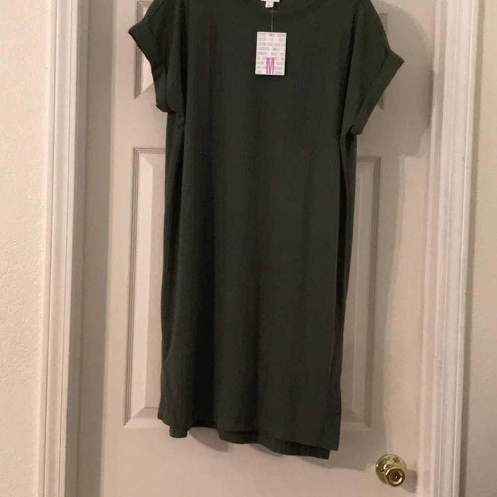 LuLaRoe Olive Green Dress